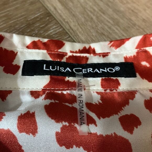 NWT Luisa Cerano Silk Blouse - Picture 11 of 12